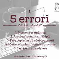 5 errori Web marketing