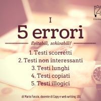 5 errori web writing
